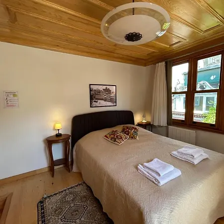 빌라 Balat Rose - Charming Wooden House With Terrace *